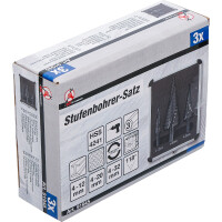 BGS Diy 91945 Stufenbohrer-Satz | Ø 4 - 32 mm | 3-tlg.