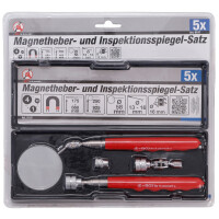 BGS Diy 9197 Magnetheber- und Inspektionsspiegel-Satz | 4-tlg.