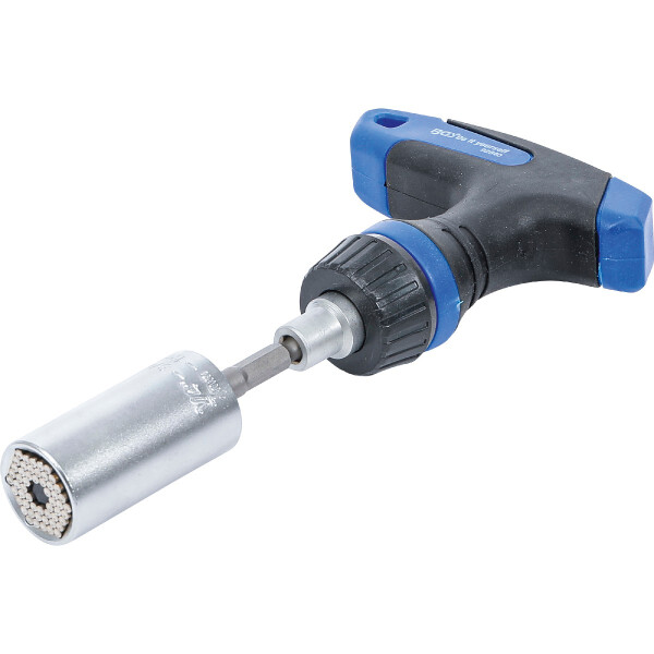 BGS Diy 92540 Multi-Einsatz mit Adapter-Satz | mit Ratschen-T-Griff, umschaltbar | 3-tlg.