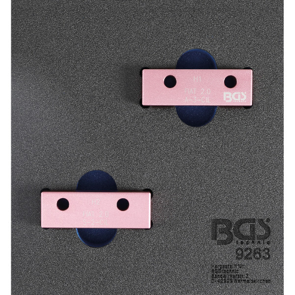 BGS 9263 Werkstattwageneinlage 1/6: Nockenwellen-Arretierwerkzeug-Satz | für Fiat 2.0l 20V