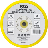 BGS 9345-2 Klett-Teller für Art. 9345 | Ø 150 mm
