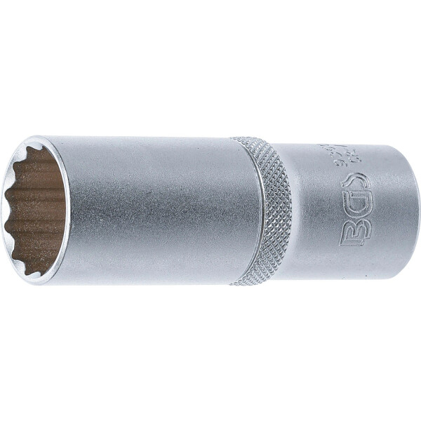 BGS 9360 Steckschlüssel-Einsatz Zwölfkant, tief | Antrieb Innenvierkant 12,5 mm (1/2") | SW 21 mm