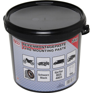 BGS 9382 Reifenmontagepaste | schwarz | 5 kg
