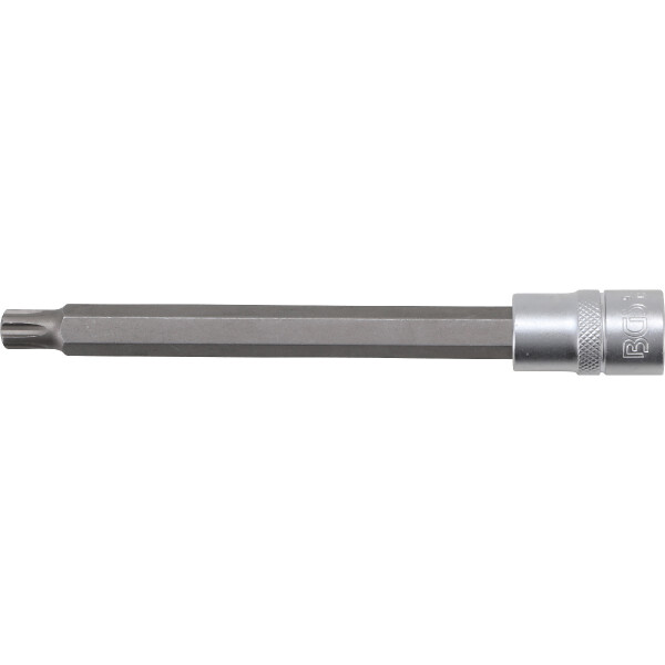 BGS 9386 Bit-Einsatz | Länge 168 mm | Antrieb Innenvierkant 12,5 mm (1/2") | für VAG Polydrive Zylinderkopfschrauben