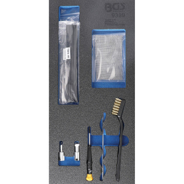 BGS 9389 Werkstattwageneinlage 1/3: Verbrauchsmaterial | für Kunststoff-Reparatur-Satz Art. 9388