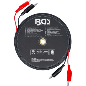 BGS 9401 Krokodilklemmen-Kabelbox | 15 m