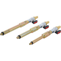 BGS 9519 Druckluftadapter-Satz für Glühkerzenbohrungen | M8 x 1,0 - M10 x 1,0 - M10 x 1,25 | 3-tlg.