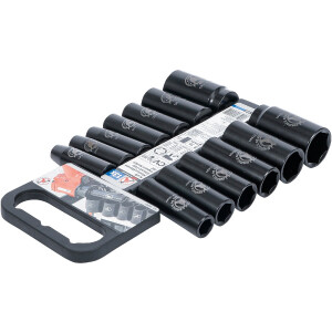 BGS Diy 95207 Kraft-Steckschlüssel-Einsatz-Satz | Antrieb 12,5 mm (1/2") | SW 10 - 32 mm | 13-tlg.