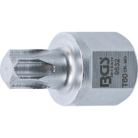 BGS 9532 Keilrippenriemen-Bit-Einsatz | Antrieb Innenvierkant 12,5 mm (1/2"), Außensechskant SW 22 mm | T-Profil (für Torx) T60