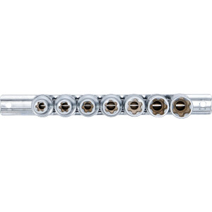 BGS 9587 Steckschlüssel-Einsatz-Satz T-Profil Plus (für Torx Plus) | Antrieb Innenvierkant 10 mm (3/8") | SW 10EP - 20EP | 7-tlg.