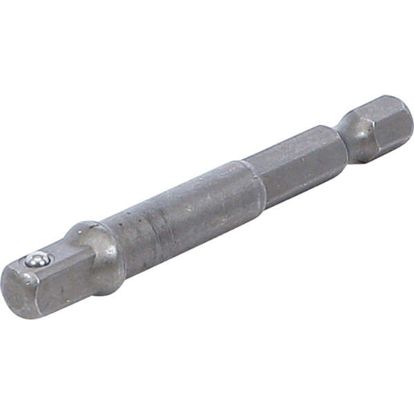 BGS 9685-1 Adapter für Bohrmaschinen | Antrieb Außensechskant 6,3 mm (1/4") / Abtrieb Außenvierkant 6,3 mm (1/4")
