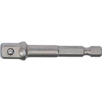 BGS 9685-2 Adapter für Bohrmaschinen | Antrieb Außensechskant 6,3 mm (1/4") / Abtrieb Außenvierkant 10 mm (3/8")