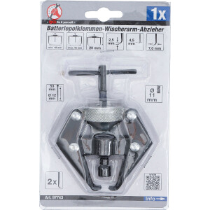 BGS Diy 97743 Polklemmen-, Wischerarm-Abzieher, 2-armig