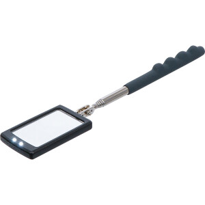 BGS Diy 99302 LED-Teleskop-Inspektionsspiegel | 290 - 876 mm