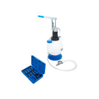 BGS 9991 Getriebeöl-Befüllgerät mit Handpumpe | mit Rücklaufsystem | mit 8 Adaptern | 7 l