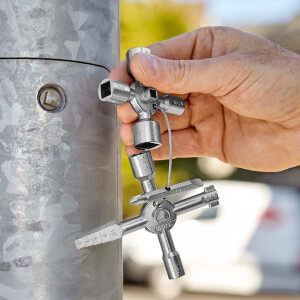 KNIPEX 00 11 01 TwinKey® Schaltschrankschlüssel 92 mm