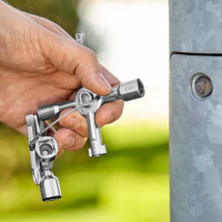 KNIPEX 00 11 01 TwinKey® Schaltschrankschlüssel 92 mm