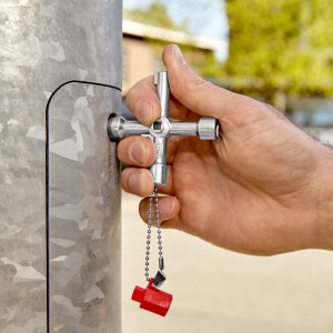 KNIPEX 00 11 03 Schaltschrankschlüssel der Standard Schaltschrankschlüssel 76 mm