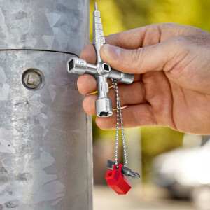 KNIPEX 00 11 04 Profi-Key für gängige Absperrsysteme 89 mm