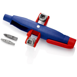 KNIPEX 00 11 07 Stiftschaltschrankschlüssel der Standard Schaltschrankschlüssel 145 mm