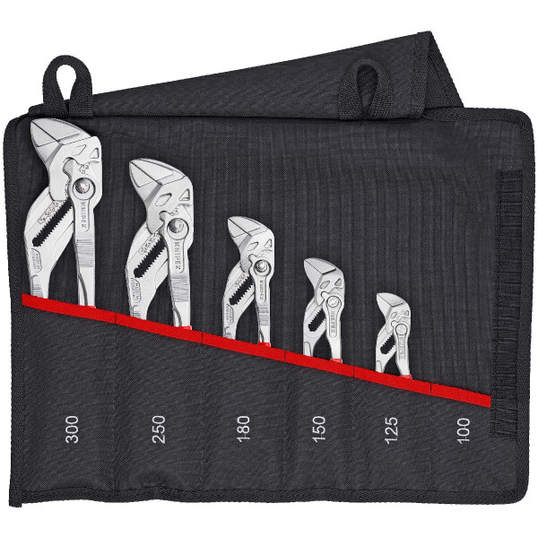 KNIPEX 00 19 55 S4 Zangenschlüssel-Set 5-teilig 340 mm