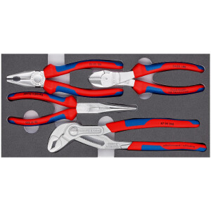 KNIPEX 00 20 01 V17 Zangen-Set in Schaumstoffeinlage...