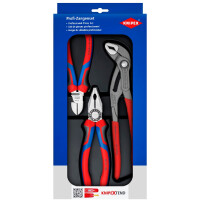 KNIPEX 00 20 09 V01 Bestseller-Paket 1 x 03 02 180, 1 x 70 02 160, 1 x 87 01 250