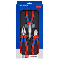 KNIPEX 00 20 11 Montage-Paket 1 x 03 02 180, 1 x 26 12 200, 1 x 70 02 160