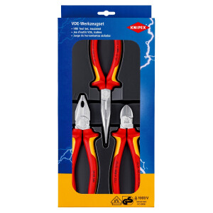 KNIPEX 00 20 12 Elektro-Paket 1 x 03 06 180, 1 x 26 16...