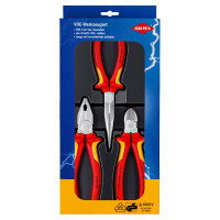 KNIPEX 00 20 12 Elektro-Paket 1 x 03 06 180, 1 x 26 16 200, 1 x 70 06 160