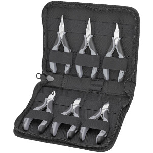 KNIPEX 00 20 17 Elektronikzangen-Set mit Werkzeugen...
