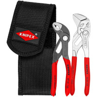 KNIPEX 00 20 72 V01 Mini-Zangenset in Werkzeuggürteltasche 1 x 86 03 150, 1 x 87 01 125 160 mm