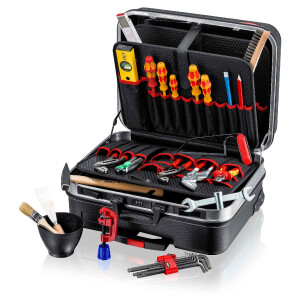 KNIPEX 00 21 06 HK S Werkzeugkoffer „BIG Basic Move" Sanitär 31-teilig 515 mm