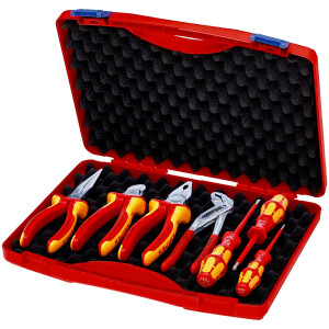 KNIPEX 00 21 15 Werkzeug-Box "RED" Elektro Set...