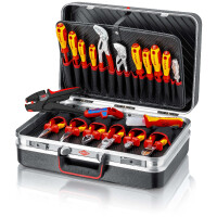KNIPEX 00 21 20 Werkzeugkoffer "Vision24" Elektro 20-teilig 180 mm