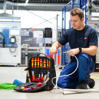 KNIPEX 00 21 51 HL S Modular X15 Elektro-Starter Kompakter Werkzeugrucksack 27-teilig 485 mm