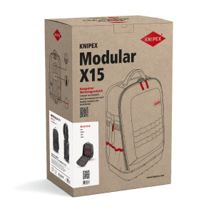 KNIPEX 00 21 51 LE Modular X15 Werkzeugrucksack leer 485 mm