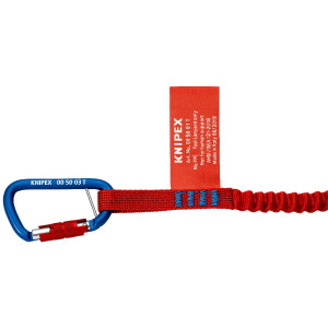 KNIPEX 00 50 03 T BK Materialkarabiner 2 Stück 82 mm