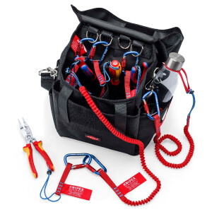 KNIPEX 00 50 50 T LE Werkzeugtasche für Höhenarbeiten leer klein 300 mm