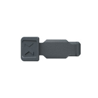 KNIPEX 00 61 10 CA ColorCode Clips anthrazit (10 Stück)  21 mm