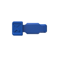 KNIPEX 00 61 10 CB ColorCode Clips blau (10 Stück)  21 mm
