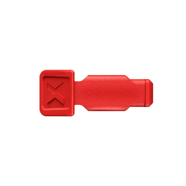 KNIPEX 00 61 10 CR ColorCode Clips rot (10 Stück)  21 mm