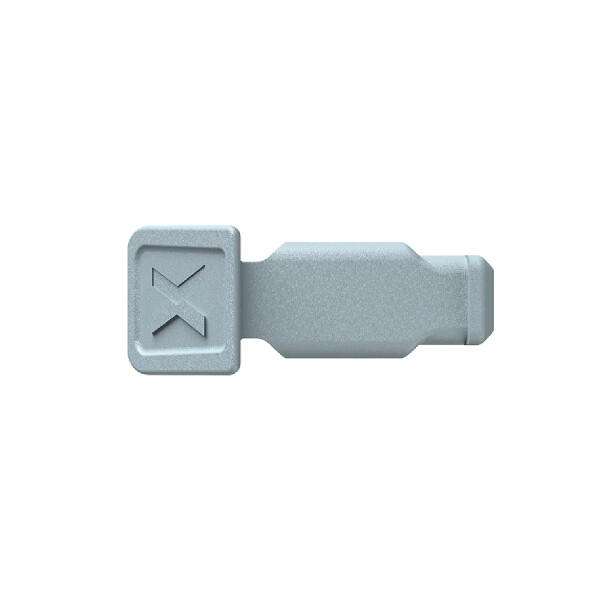 KNIPEX 00 61 10 CS ColorCode Clips grau (10 Stück)  21 mm