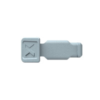 KNIPEX 00 61 10 CS ColorCode Clips grau (10 Stück)  21 mm