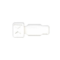 KNIPEX 00 61 10 CW ColorCode Clips weiß (10 Stück)  21 mm