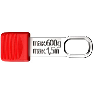 KNIPEX 00 62 10 TR TetheredTool Clips rot (10 Stück)...