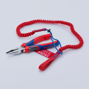 KNIPEX 00 62 10 TR TetheredTool Clips rot (10 Stück)  30 mm