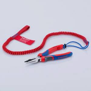 KNIPEX 00 62 10 TR TetheredTool Clips rot (10 Stück)  30 mm