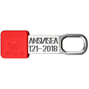 KNIPEX 00 62 10 TR TetheredTool Clips rot (10 Stück)...