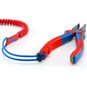 KNIPEX 00 62 10 TR TetheredTool Clips rot (10 Stück)  30 mm